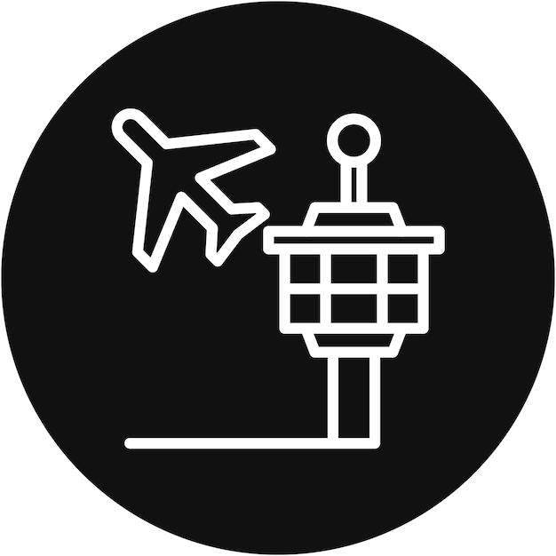 공항 터 일러스트레이션