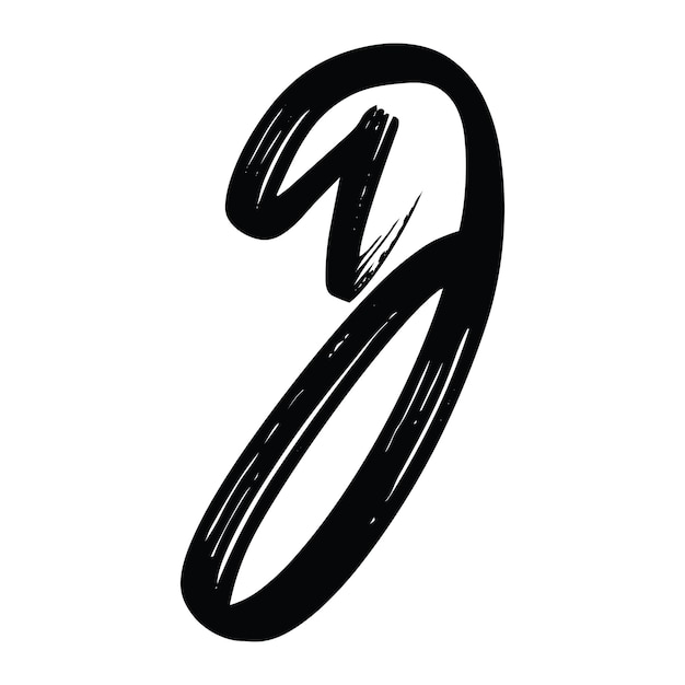 Vector aj cursive logo