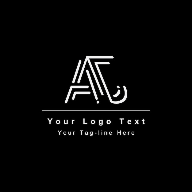 벡터 aj 또는 ja 문자 로고 독특하고 매력적인 현대적 초기 aj ja aj 초기 기반 문자 아이콘 로고
