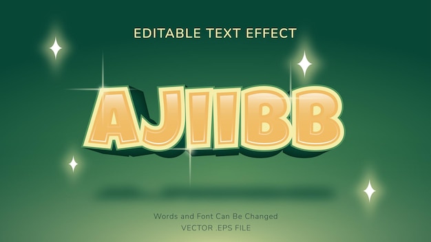 Ajiibb Text Effect