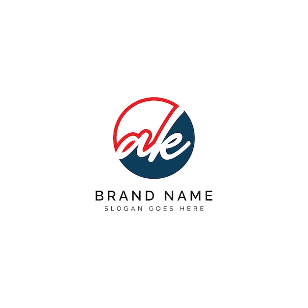 AK Signature Logo - Handgeschreven Vector Logo Template voor AK Alphabet