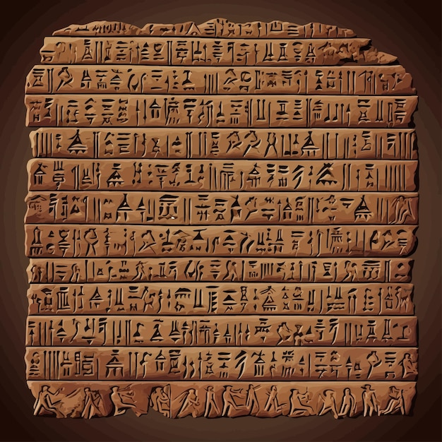 Akkadian cuneiform assyrian and sumerian writing