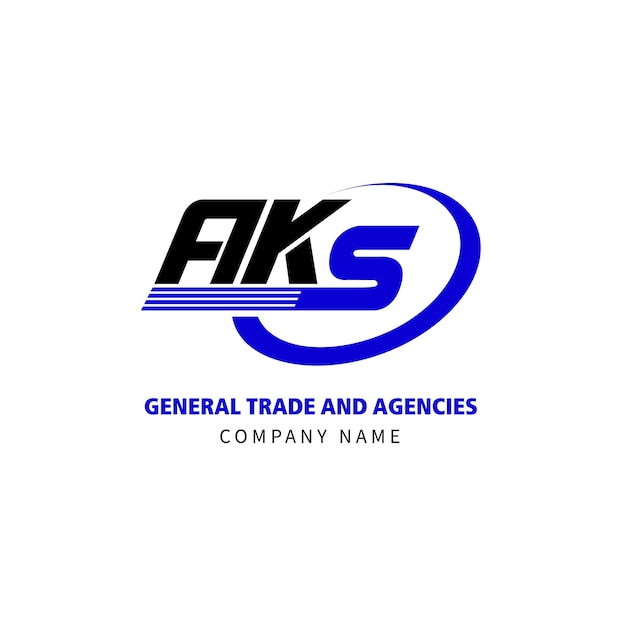 AKS-logo is commerciële logistieke diensten en algemene handel Ltd