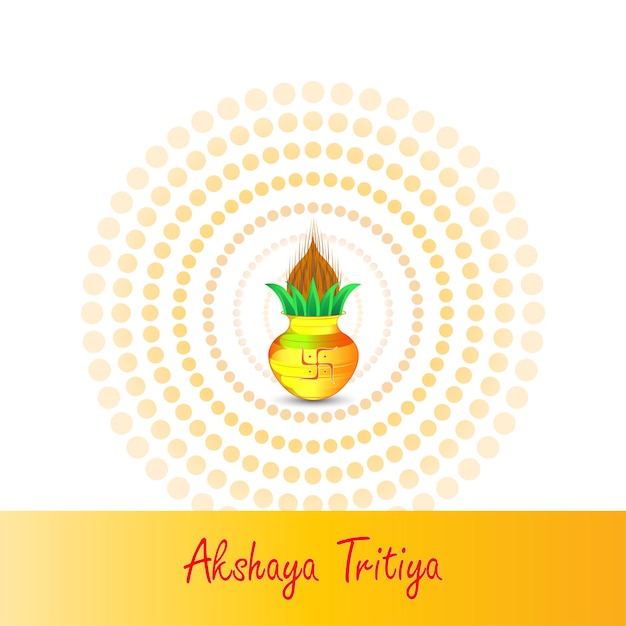 Akshaya Tritiya 人々が金を買うインドのお祭り。ハッピー アクシャヤ トリティヤ インドのお祭り。