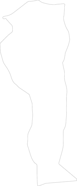 Al jabal al akhdar libya outline map