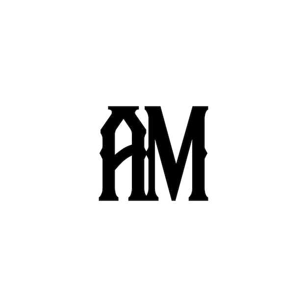 al monogram logo design letter text name symbol monochrome logotype alphabet character simple logo