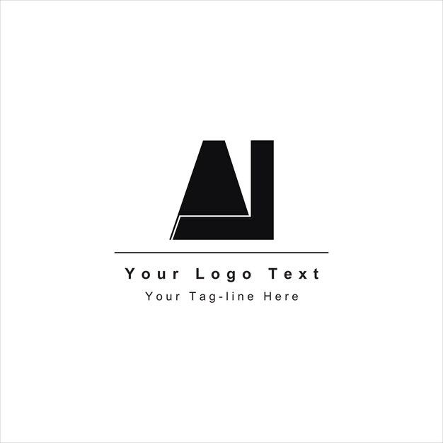 벡터 al 또는 la 문자 로고 독특하고 독창적인 모던 이니셜 al la al 이니셜 기반 문자 아이콘 로고