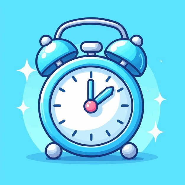 Vector alarm clock icon