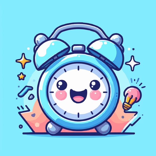 Vector alarm clock icon