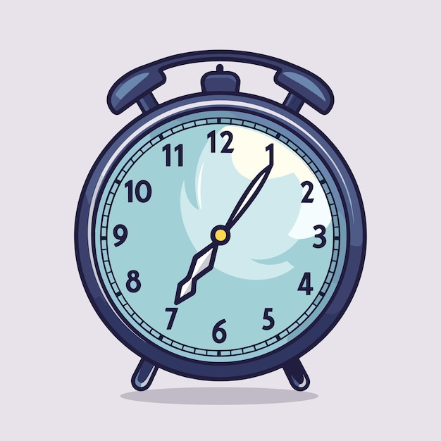 Alarm Clock vector icon illustration