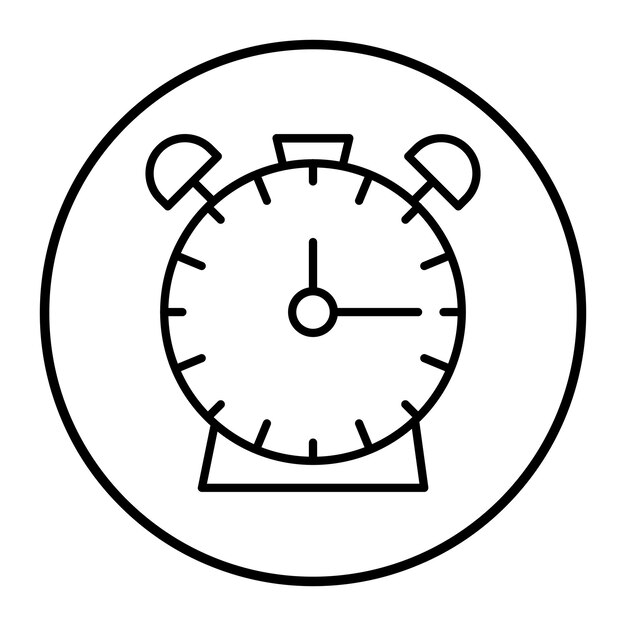 Alarm Clock Vector Illustration