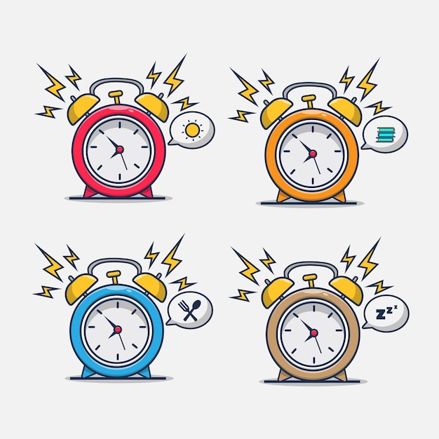 Alarm clock with a variety of conditions