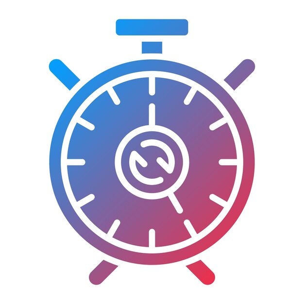 Vector alarm repeat icon vector image can be used for time and date