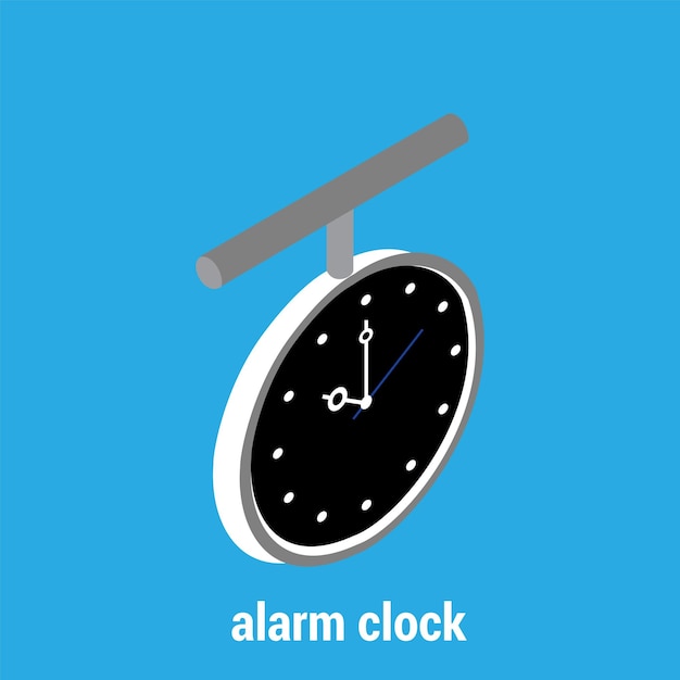 Vector alarm rinkelen pictogram vector illustratie platte doos wekker klokken geluid geïsoleerd op wit