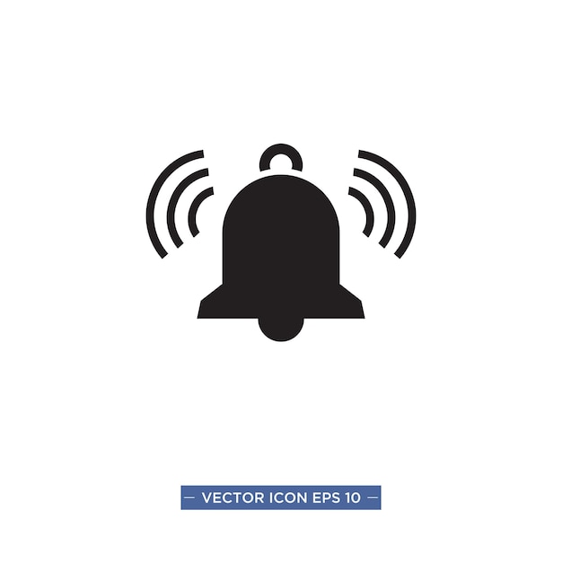 Alarm waarschuwing pictogram vectorillustratie