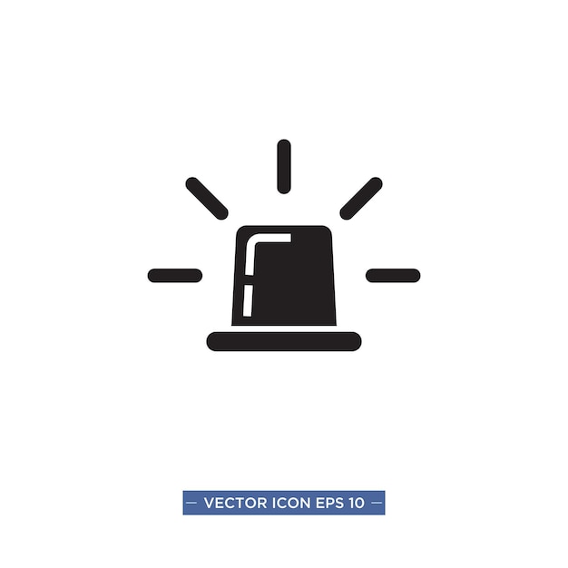 Alarm warning icon vector illustration