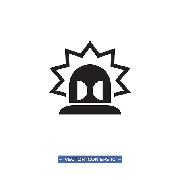 Alarm warning icon vector illustration