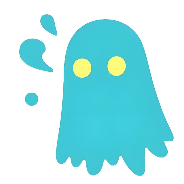 Иллюстрация встревоженного призрака