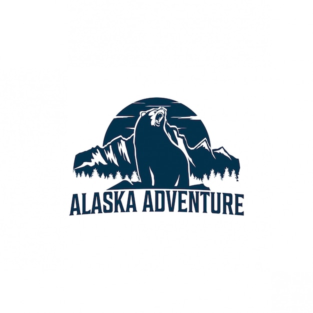 Alaska logo design avventura