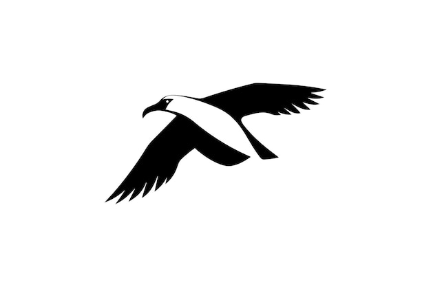 Albatros platte pictogram