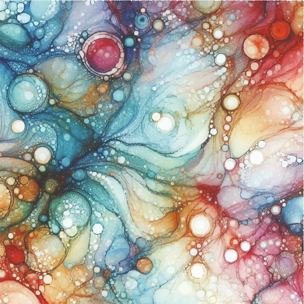 Vector alcohol ink background