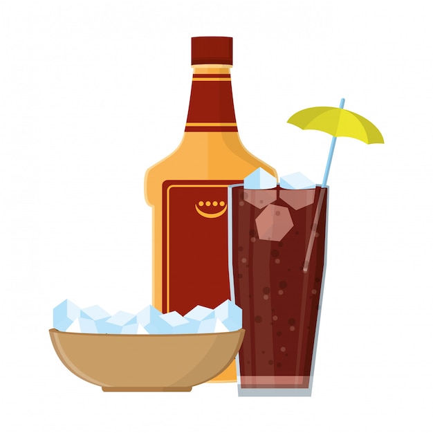 Alcoholic drink cartoon