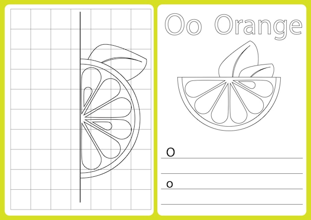 Alfabet AZ - puzzelwerkblad, oefeningen voor kinderen - Kleurboek - illustratie en vectoroverzicht