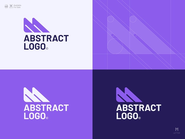 Alfabet letter icoon logo M