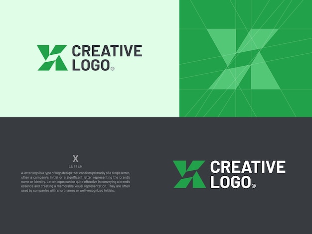 Vector alfabet letter pictogram logo x