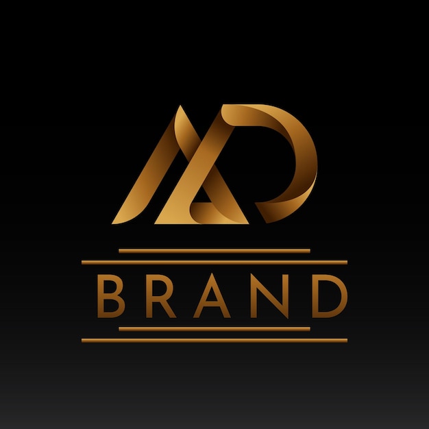 Alfabet luxe logo-ontwerp