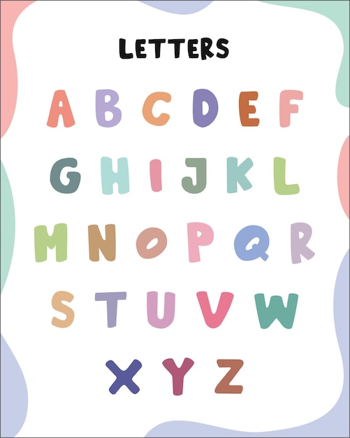 Alfabet poster