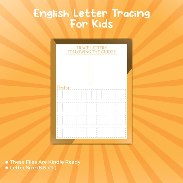 Alfabet Tracing For Kids Letter - l