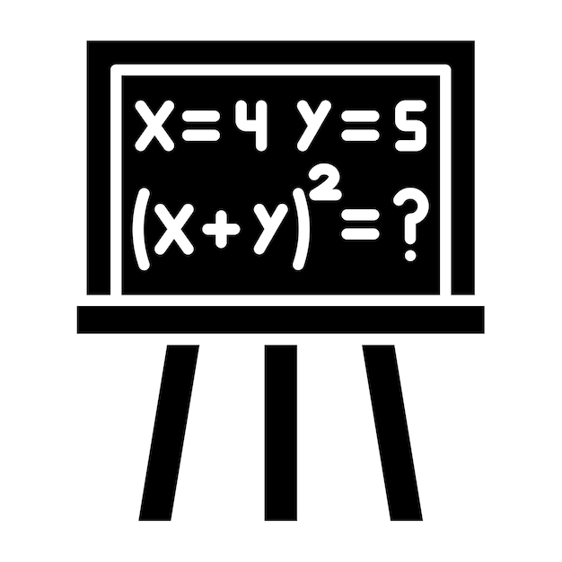 Vector algebra icon