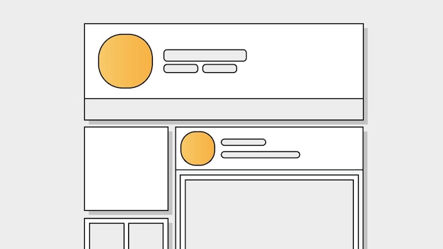 Algemene interface van sociale netwerken