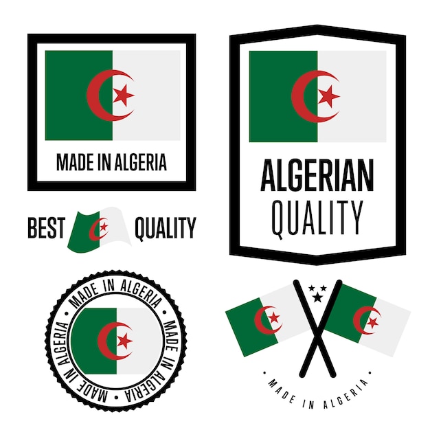 Algerije kwaliteitslabel set