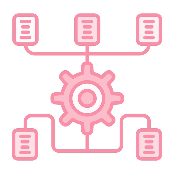 Vector 算法圖標向量圖像可以用於電腦編程