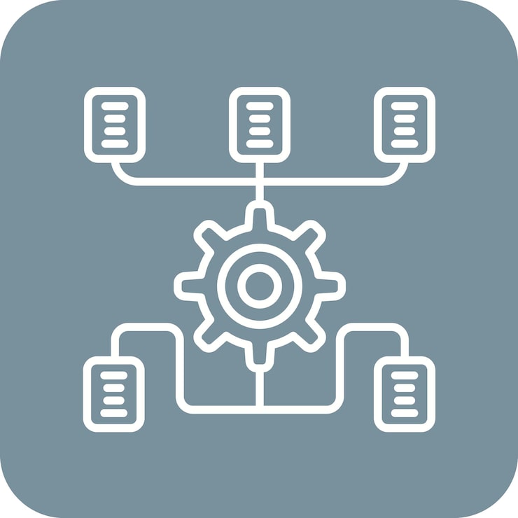 Vector algorithm icon vector image can be used for computer programming