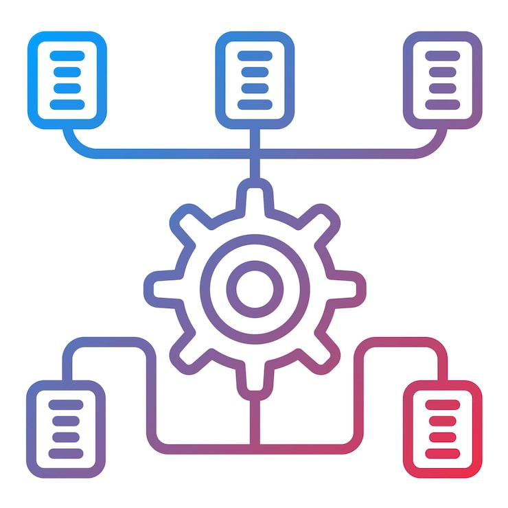 Vector algorithm icon vector image can be used for computer programming