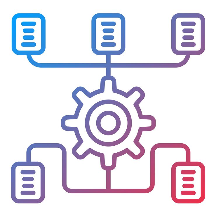 Vector algorithm icon vector image can be used for computer programming