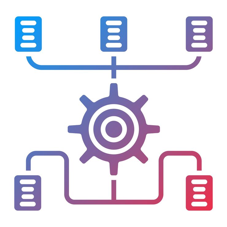 Vector algorithm icon vector image can be used for computer programming
