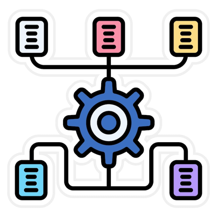 Vector algorithm icon vector image can be used for computer programming