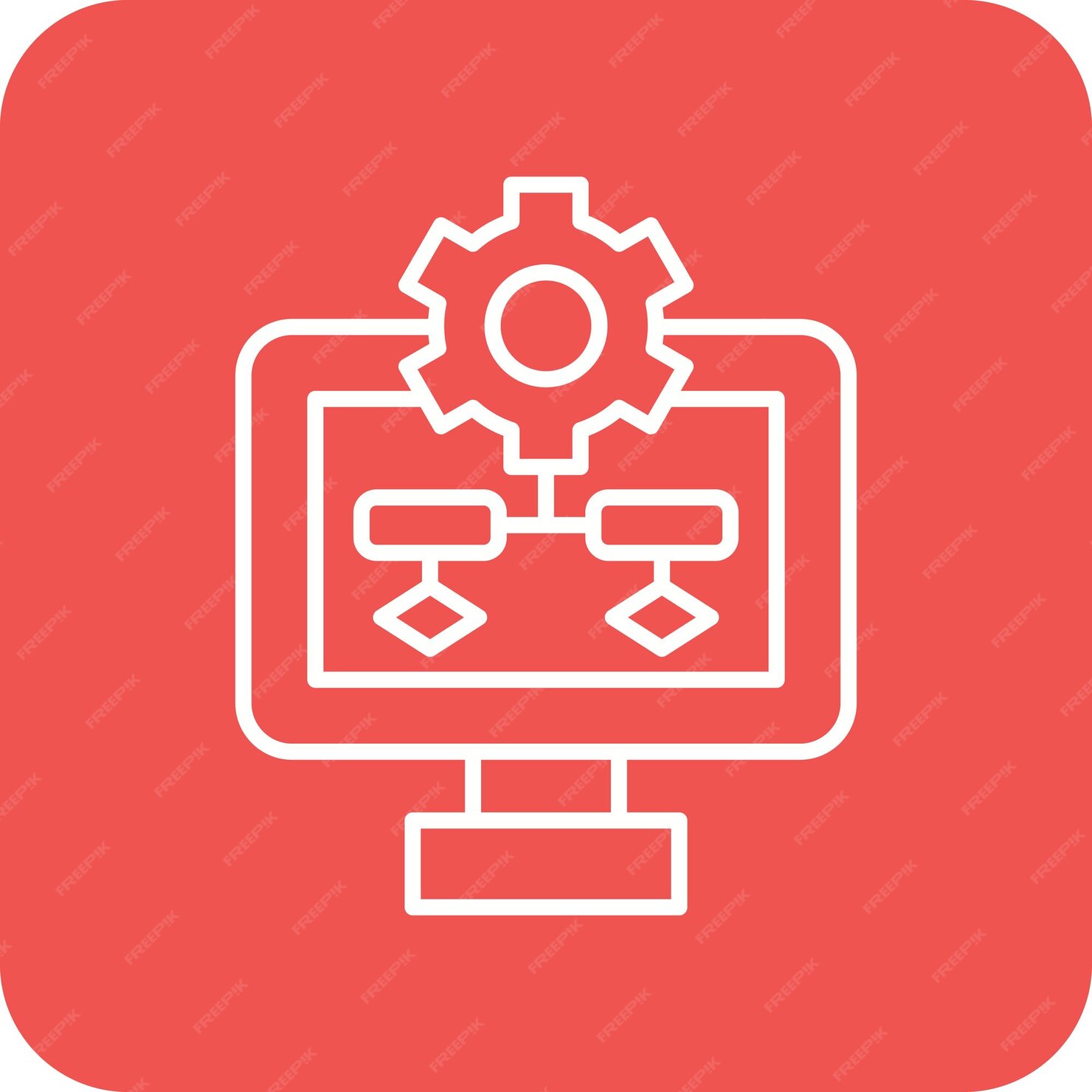 Premium Vector | Algorithm Icon