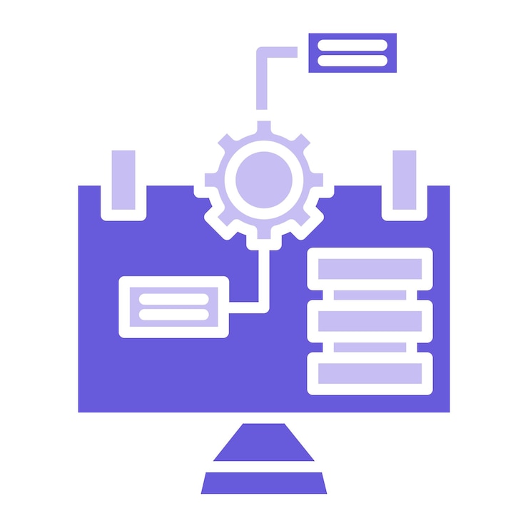 Vector algorithm vector illustration