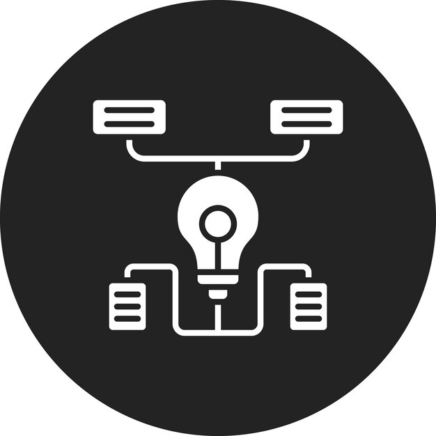 Algoritme icoon vector afbeelding Kan worden gebruikt voor Big Data