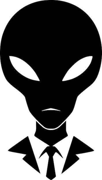 Alien High Quality Vector Logo Vector illustratie ideaal voor Tshirt grafiek