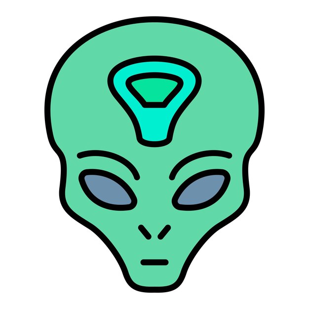 Vector alien icon