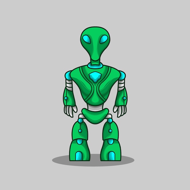 Alien Robor-mascotte