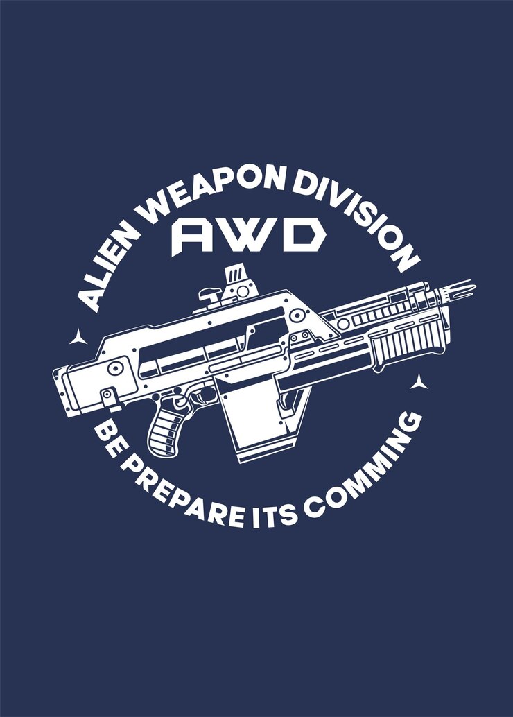 Vector alien weapon division