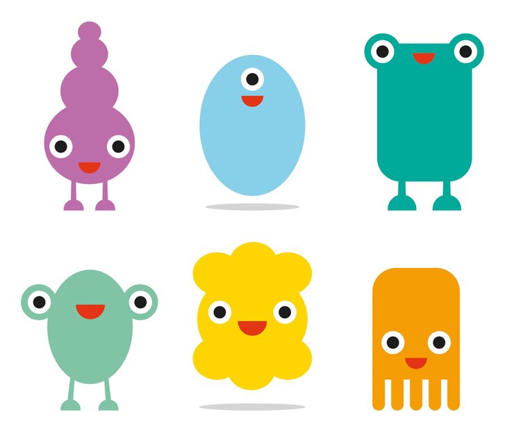 Aliens vector illustratie