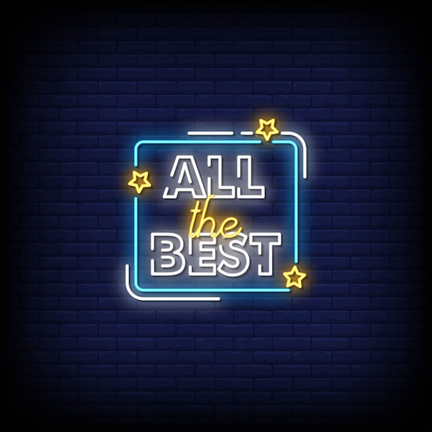 All The best Neon Signs Style Text  